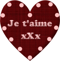Gif animé je t'aime amoureux dans coeur
